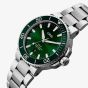 Oris Mens Aquis Date Green Automatic Bracelet Watch 01 733 7730 4157-07 8 24 05PEB