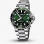 Oris Mens Aquis Date Green Automatic Bracelet Watch 01 733 7730 4157-07 8 24 05PEB