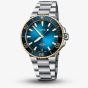 Oris Mens Aquis Date Calibre 400 Blue Dial Watch 01 400 7769 6355-07 8 22 09PEB