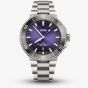 Oris Mens Aquis Taste Of Summer Purple Dial Watch 01 733 7789 4158-07 8 23 04PEB