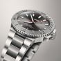 Oris Mens Aquis Date Relief Sunray Grey Dial Bracelet Watch 01 733 7789 4153-07 8 23 04PEB