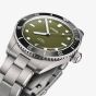 Oris Mens Divers Date Green Dial Bracelet Watch  01 733 7795 4057-Set