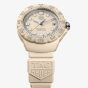 TAG Heuer Limited Edition Formula 1 Solargraph Beige Rubber Strap Watch WBY1164.FT8114
