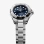 TAG Heuer Ladies Aquaracer Professional 100 Solargraph Navy Blue Dial Stainless Steel Bracelet Watch WBP141E.BA0049