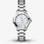 TAG Heuer Ladies Aquaracer Professional 100 Solargraph White Mother Of Pearl Dial Stainless Steel Bracelet Watch WBP141H.BA0049