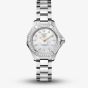 TAG Heuer Ladies Aquaracer Professional 100 Solargraph White Mother Of Pearl Dial Diamond Set Bezel Watch WBP141J.BA0049