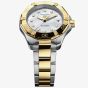 TAG Heuer Ladies Aquaracer Professional 100 Solargraph 34mm Two Colour Bracelet Watch WBP1326.BB0004