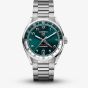 TAG Heuer Mens Carrera Day Date Twin Time Green Dial Watch WDA2114.BA0043