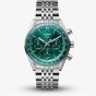 TAG Heuer Mens Carrera Chronograph Green Bracelet Watch CBS2115.BA0053