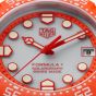 TAG Heuer Mens Limited Edition Formula 1 Solargraph Zandvoort Orange Rubber Strap Watch WBY111H.FT8128