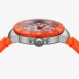 TAG Heuer Mens Limited Edition Formula 1 Solargraph Zandvoort Orange Rubber Strap Watch WBY111H.FT8128