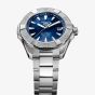 TAG Heuer Mens Aquaracer Professional 200 Solargraph Blue Dial Stainless Steel Bracelet Watch WBP1117.BA0047