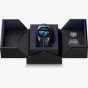 TAG Heuer Mens Connected Calibre E5 X TaylorMade Edition Blue Leather Strap Smart Watch SBT8A86.EB0421