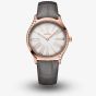 OMEGA Ladies De Ville Tresor 18ct Rose Gold Leather Strap Watch 428.58.36.60.02.001