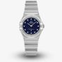 OMEGA Ladies Constellation Manhattan Blue Diamond Dial Bracelet Watch 131.10.25.60.53.001