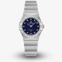 OMEGA Ladies Constellation Manhattan Blue Diamond Dial & Bezel Bracelet Watch 131.15.25.60.53.001