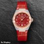 Ex-Display OMEGA Ladies Constellation Diamond Set Red Watch 131.23.29.20.99.002
