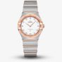 OMEGA Ladies Constellation Two Tone Mother Of Pearl Dial Watch 131.20.28.60.55.001