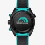OMEGA Seamaster Planet Ocean Black & Turquoise Rubber Watch 215.92.46.51.01.003