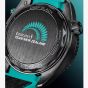OMEGA Seamaster Planet Ocean Black & Turquoise Rubber Watch 215.92.46.51.01.003
