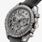 OMEGA Mens Speedmaster Dark Side Of The Moon Grey Chronograph Fabric Strap Watch 310.92.44.50.06.001