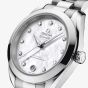 OMEGA Ladies Seamaster Aqua Terra 150m White Mother Of Pearl Dial Watch 220.10.30.20.55.001