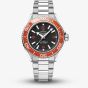 OMEGA Mens Seamaster Planet Ocean 600m Orange Bracelet Watch 217.30.42.21.01.003