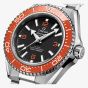 OMEGA Mens Seamaster Planet Ocean 600m Orange Bracelet Watch 217.30.42.21.01.003
