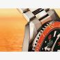OMEGA Mens Seamaster Planet Ocean 600m Orange Bracelet Watch 217.30.42.21.01.003