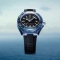 OMEGA Mens Seamaster Planet Ocean 600m Blue Rubber Strap Watch 217.32.42.21.01.002
