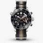OMEGA Mens 007 First Light Seamaster Diver Nato Strap Watch 210.32.44.51.01.002