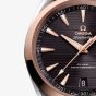 OMEGA Mens Seamaster Aqua Terra 41mm Grey Dial Rubber Strap Watch 220.22.41.21.06.001