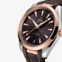 OMEGA Mens Seamaster Aqua Terra 41mm Grey Dial Rubber Strap Watch 220.22.41.21.06.001