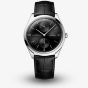 OMEGA Mens De Ville Tresor Black Leather Strap Watch 435.13.40.22.01.001