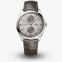 OMEGA Mens De Ville Tresor Grey Leather Strap Watch 435.13.40.22.06.001