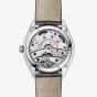 OMEGA Mens De Ville Tresor Grey Leather Strap Watch 435.13.40.22.06.001