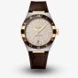 OMEGA Mens Constellation 18ct Yellow Gold Grey Watch 131.23.41.21.06.002