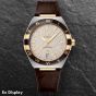 Ex-Display OMEGA Mens Constellation 18ct Yellow Gold Grey Watch 131.23.41.21.06.002