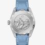 OMEGA Mens Seamaster Aqua Terra GMT Worldtimer Blue Rubber Strap Watch 220.12.43.22.03.002
