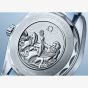 Ex Display OMEGA Mens Seamaster Aqua Terra GMT Worldtimer Blue Rubber Strap Watch 220.12.43.22.03.002