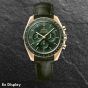 Ex-Display OMEGA Speedmaster Moonwatch Chronograph  Brown Leather Strap Watch 310.63.42.50.10.001