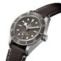 Ex-Display TUDOR Mens Black Bay 58 925 Brown Leather Strap Watch M79010SG-0001