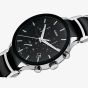 Rado Mens Centrix Black Chronograph Ceramic Watch R30130152
