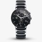 Rado Mens Centrix Black Chronograph Ceramic Watch R30130152