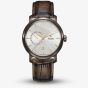 Rado Mens DiaMaster Automatic Power Reserve Brown Leather Strap Watch R14140026
