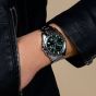 Rado Mens HyperChrome Quartz Chronograph Dark Green Dial Bracelet Watch R32259313