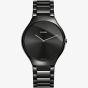 Rado True Thinline Quartz Black Ceramic Bracelet Watch R27741182