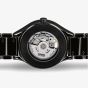 Rado Mens True Open Heart Automatic  Black Ceramic Bracelet Watch R27100162