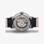 Rado Mens DiaMaster Automatic Petite Seconde Black Leather Strap Watch R14053206