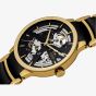 Rado Centrix Automatic Open Heart Two Tone Skeleton Dial Ceramic Bracelet Watch R30180162